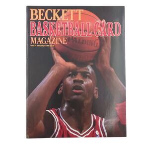 Beckett Basketball Card Magazine March/April 1990 Michael Jordan Issue #1 NBA